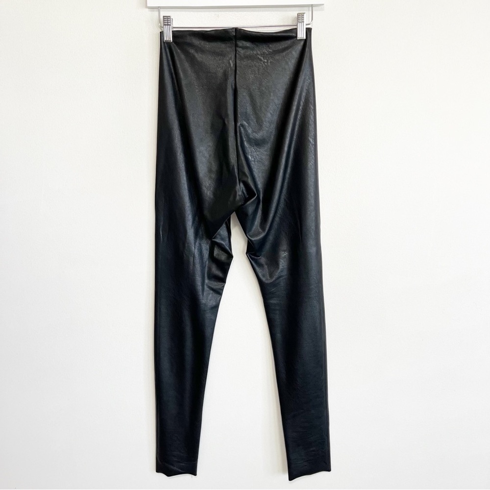 Commando Black Faux Leather Leggings - Picture 8 of 11